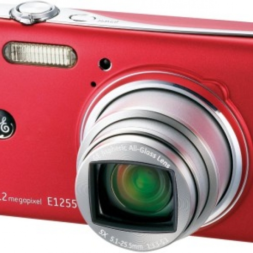 GE Digital E1255W 1 MP 5X OPT SD/SDHC Point & Shoot Camera