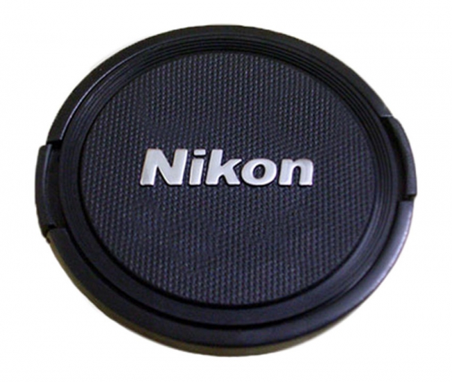 Ozure Silver Embossed 62 mm Lens Cap for Nikon