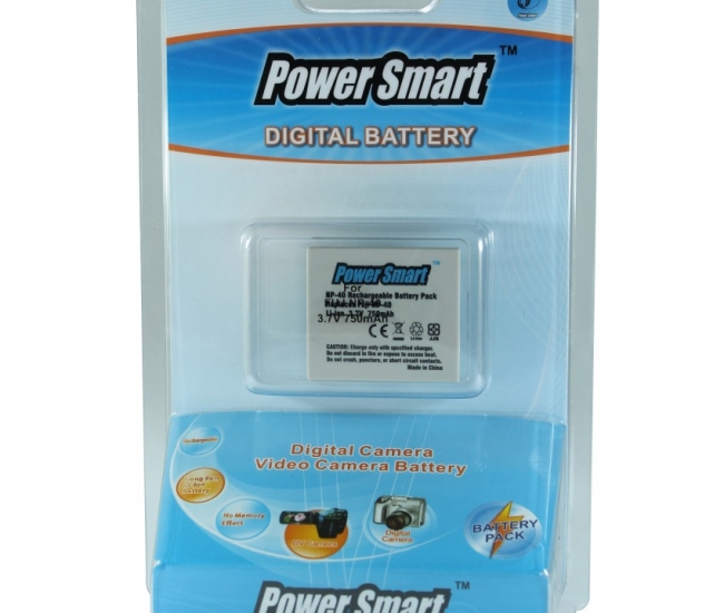 Power Smart 750mah Replacement Battery For Fuji Np-40 - White