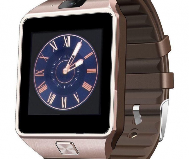 Bingo T30 Gold Bluetooth/sim Smartwatch Mobile Phone Watch For Men/women