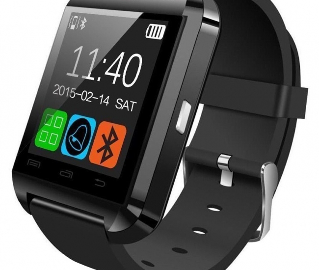 Bingo U8 Black Bluetooth Smart Notification Smartwatch