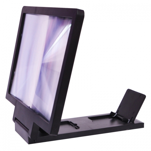 Bkdt Marketing Portable Mobile Screen Magnifier Enlarger With Stand With 3d Effect