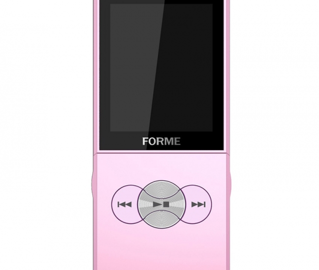 Forme W350 Pink Dual Sim Mp3 Mobile Phone