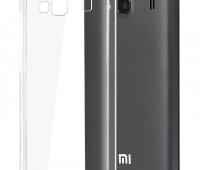 Groovy Silicon Soft Back Cover For Xiaomi Redmi 2 Prime - Transparent