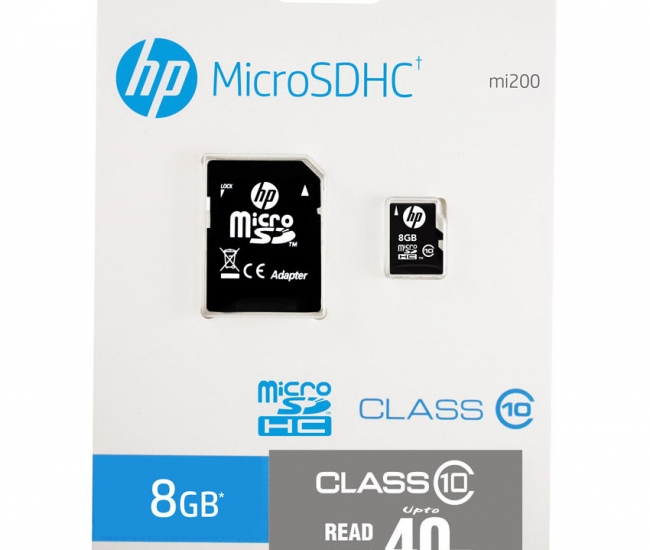 HP Micro SD Card 8 GB With Adapter