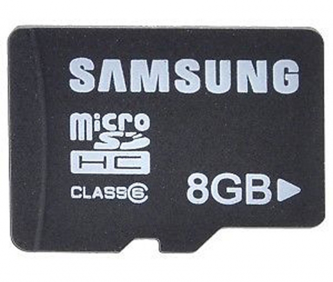 Samsung 8 Gb Micro Sd Memory Card Class 6 - Upto 24mb/s Transfer Speed