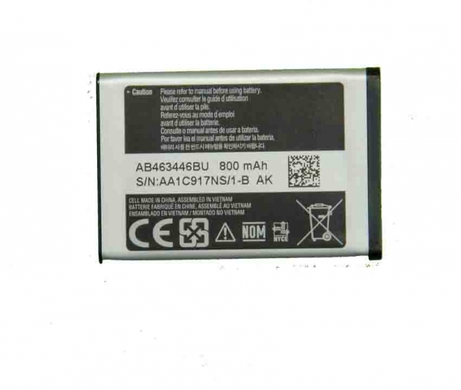Samsung Original Mobile Battery of the model AB463446BU with 800 mAh