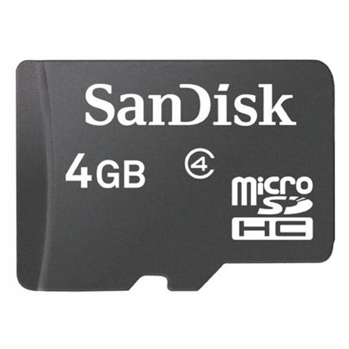 Sandisk 4 Gb Micro Sdhc Memory Card Class 2