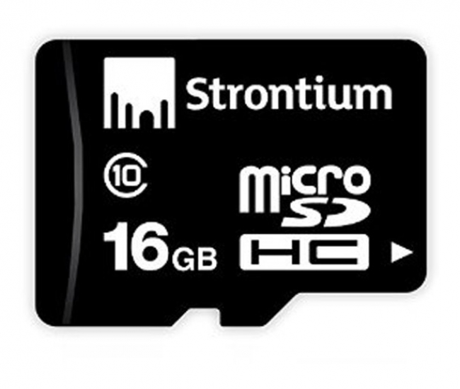 Strontium 16 Gb Memory Card - Class 10