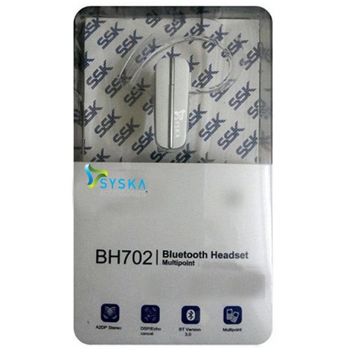 Syska Ssk Bh702 Wireless Bluetooth Headset - White