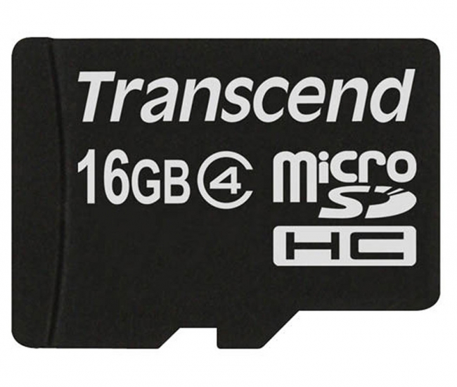 Transcend 16gb Micro Sdhc Memory Card - Class 4