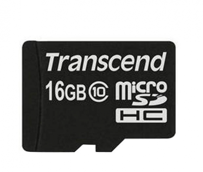 Transcend MicroSD 16GB Class 10
