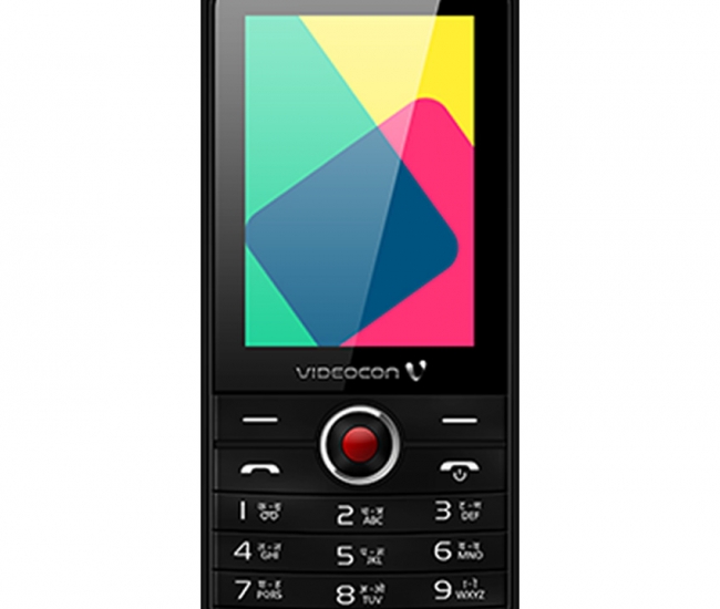 Videocon V1573 Dual Sim Mobile Phone - Black