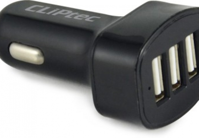 Cliptec 2.4 amp Car Charger