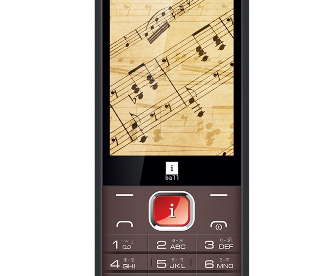 Iball Multisim Tarang 2.8j Mobile Phone - Coffee Brown