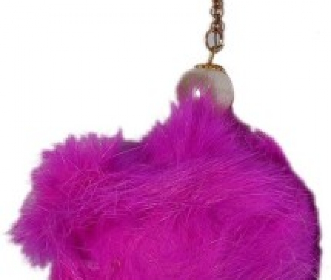 GooDiT  Rabbit Fur Ball Mobile Jewelry Audio Jack Brown
			Anti-dust Plug