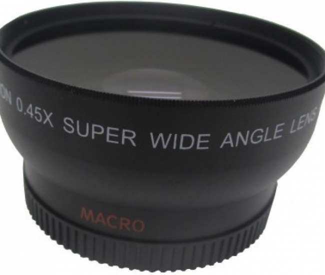 Npplastics 52MM 0.45X DSLR Wide Angle Macro for Nikon, Canon Mechanical Lens Adapter