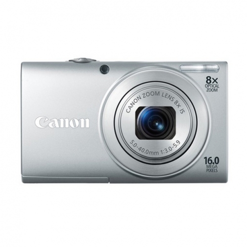 Canon Powershot A4000 IS 16MP Point & Shoot Digital Camera (Silver)