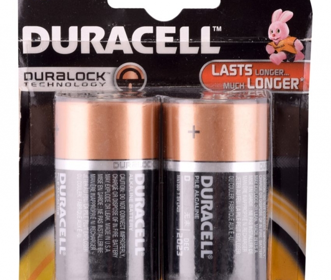 Duracell D 2s Battery - Pack Of 2
