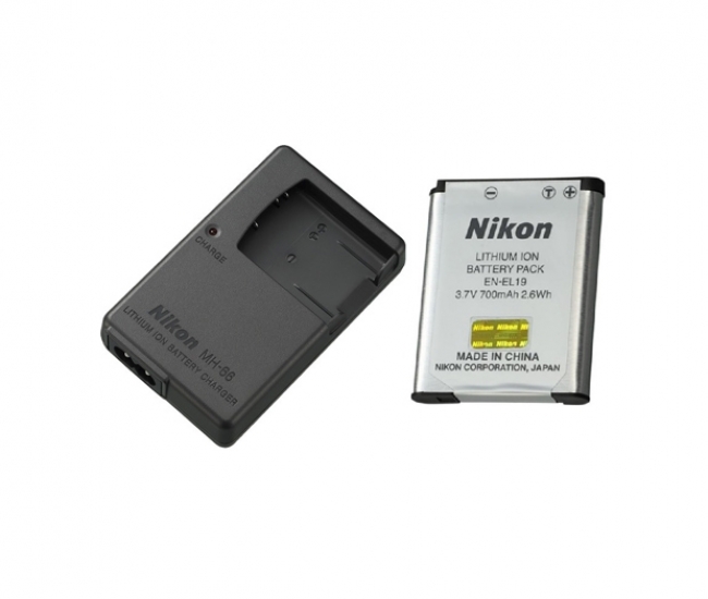 Gfd Compatiable Nikon En-el19 Li-ion Camera Battery+ Battery Charger Include