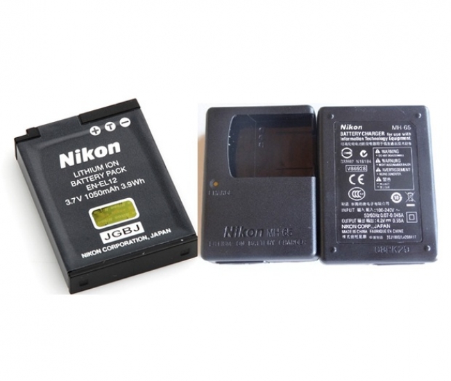 Gfd Compatiable Nikon En-el12 Li-ion Battery For S9400 S8000 + Nikon Mh-65 Charger Include