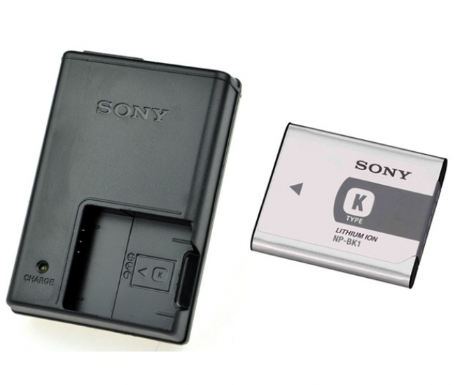 Gfd Compatiable Sony Np-bk1 Li-ion Digicam Battery + Bc-csk Charegr For Sony Dsc-w180 Dsc-w180