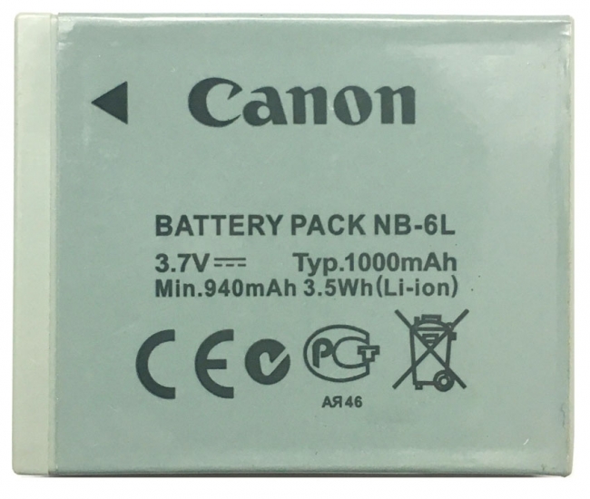 Gfd Nb-6l Li-ion Battery For Canon Powershot D10