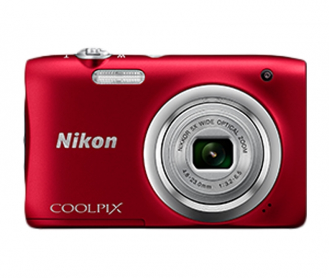 Nikon Coolpix A100 20.1 Mp Digital Camera - Red