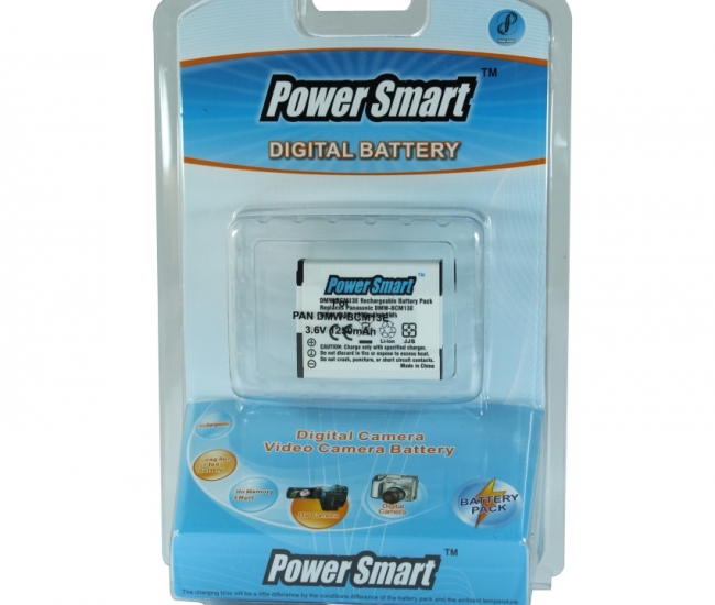 Power Smart 1250mah Replacement Battery For Panasonic Dmw-bcm13e - White