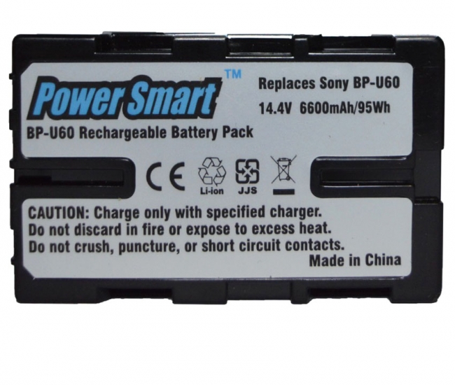 Power Smart 14.4v Li-ion Rechargable Battery For Sony Bpu60