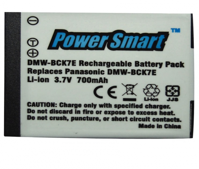 Power Smart 3.7v Li-ion Rechargable Battery For Panasonic Dmw-bck7e