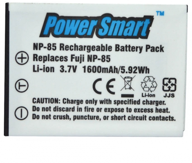 Power Smart 3.7v Li-ion Rechargable Battery For Fuji Np-85