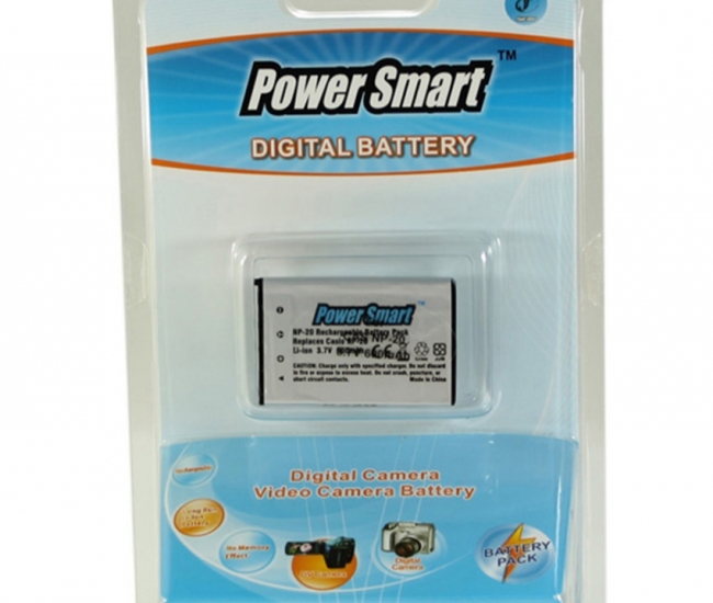 Power Smart 600mah Replacement For Casio Np-20 - White