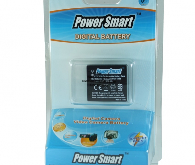 Power Smart 950mah Replacement Battery For Panasonic Cga-s008 - Black