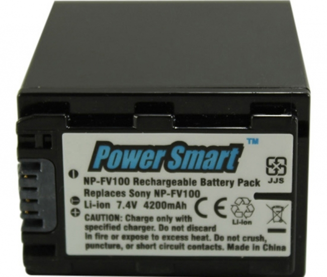 Power Smart Replacement For Sony Np - Fv100 Batteries