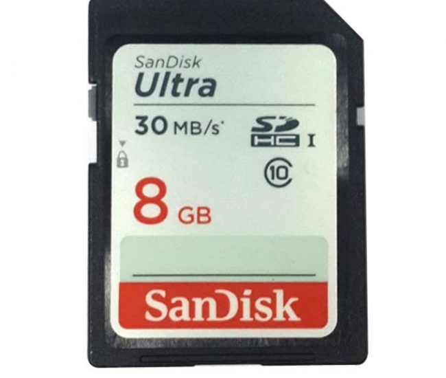 Sandisk 8gb Sd 30mb/s Class 10 Ultra Sdhc Card