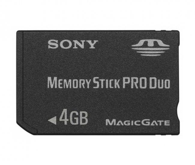 Sony Memory Stick Pro DUO 4 GB Memory Card