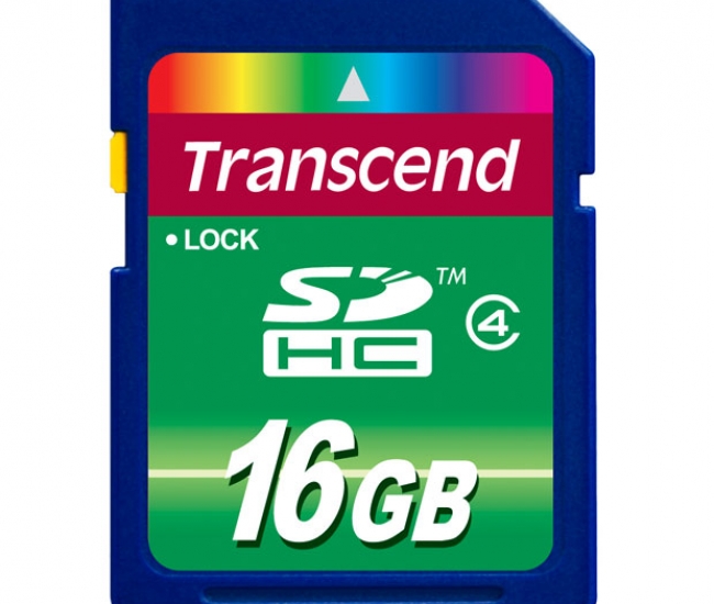 Transcend SDHC 16 GB Class 4 Memory Card
