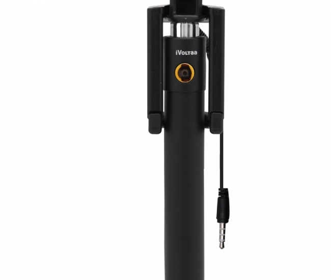 Voltaa Compact Selfie Stick Wired For Iphone And Android