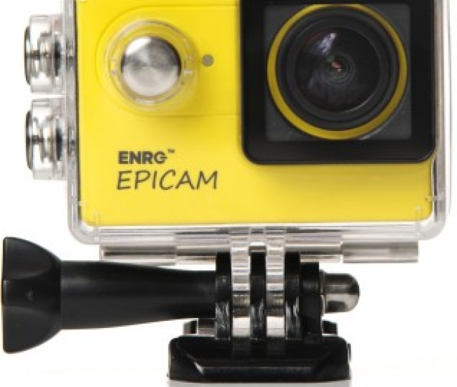 ENRG Epicam EPICAM(YELLOW) Camera with battery & multiple mountings Sports & Action Camera