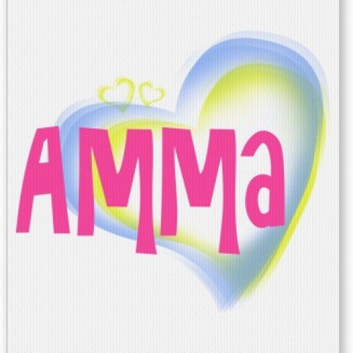 PosterGuy Amma Red Typography Mousepad