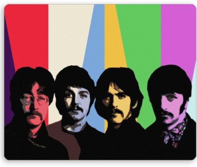 PosterGuy Beatles Fan Art House of Cards Inspired Mousepad