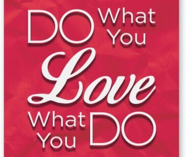 PosterGuy Do what you Love and Love what You Do Motivational quote Mousepad