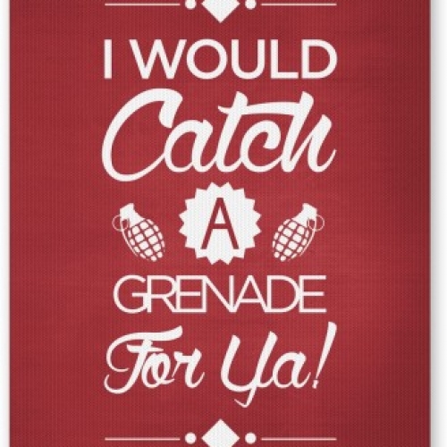 PosterGuy I Would Catch a Granade for You Bruno Mars Inspired Mousepad