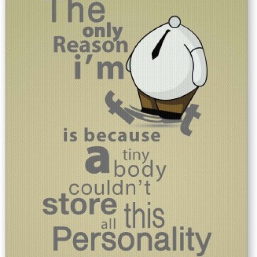 PosterGuy Only Reason I Am Fat | Funny Illustration Mousepad