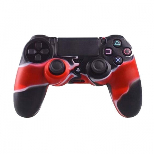 Hytech Plus Playstation 4 Controller Skin Gamepad - Red And Black