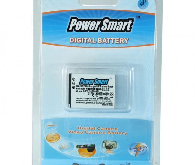 Power Smart 1050mah Replacement Battery For Nikon En-el12
