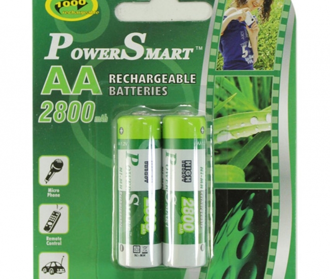 Power Smart Pack Of 2 Aa 2800mah