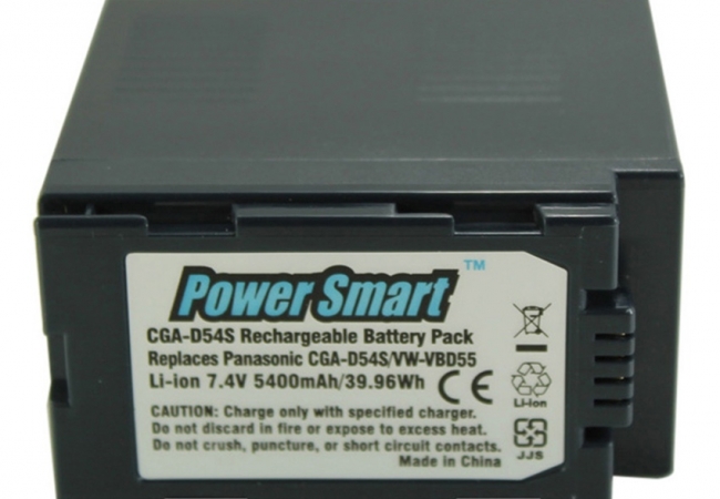 Power Smart Replacement For Panasonic Cga - D54s And Vw - Vbd55 Batteries