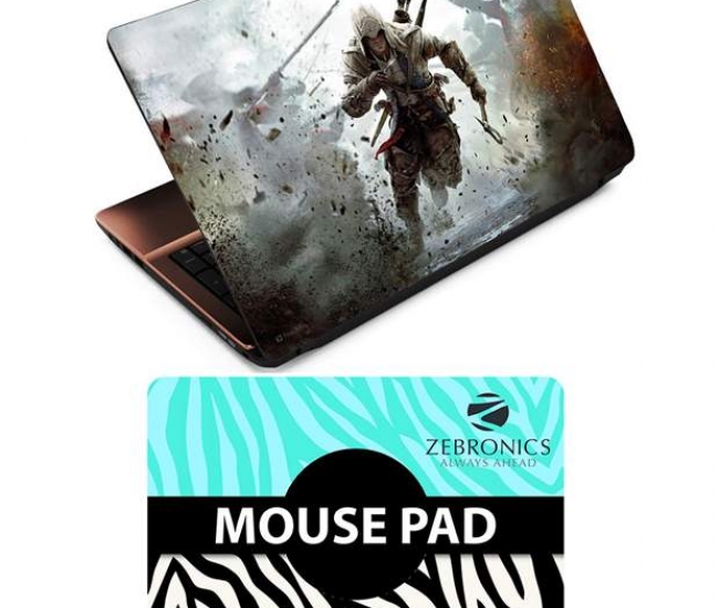 Finearts Gaming Laptop Skin With High Precision Gaming Suface Mouse Pad